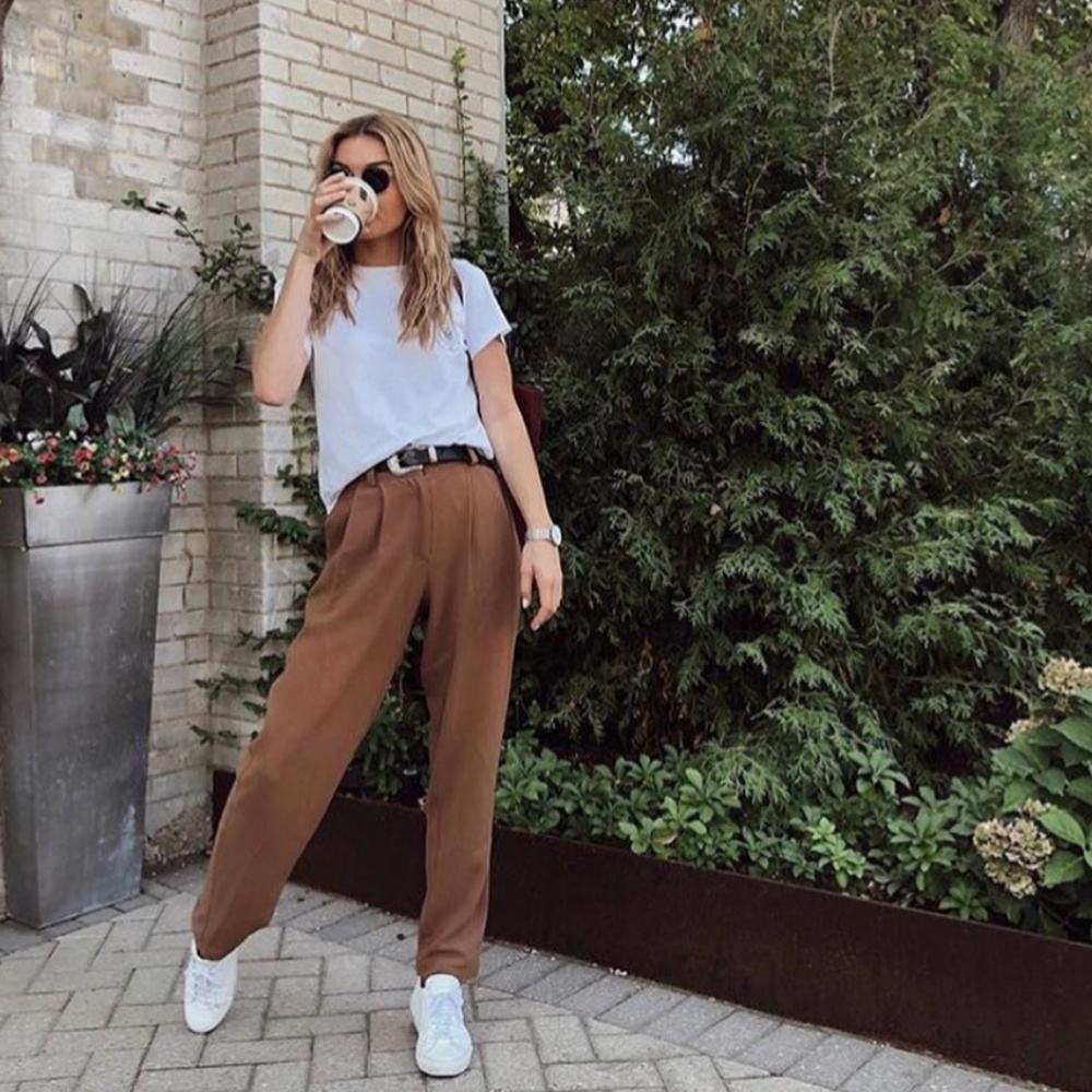 UNCLE STUDIOS Brown Bloomers (Trousers)